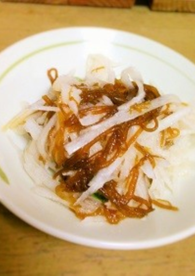 モズクと大根の和え物-レシピのメイン写真