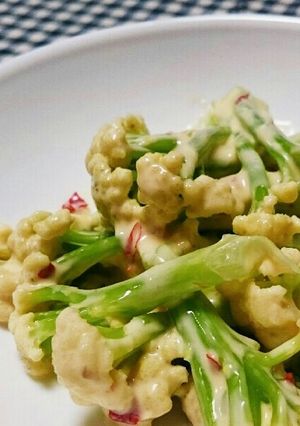 カリフローレのスイートチリマヨ和え-レシピのメイン写真