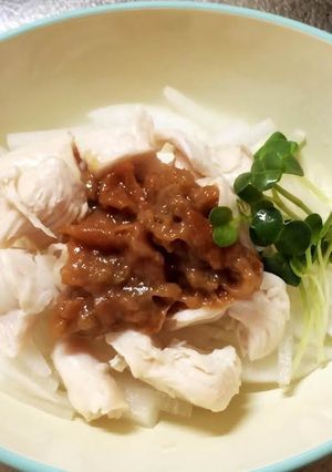 ささみと大根サラダのさっぱり☆梅肉和え-レシピのメイン写真