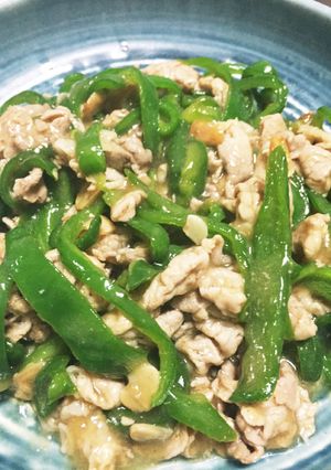 男飯☆豚肉とピーマンの細切り炒め-レシピのメイン写真