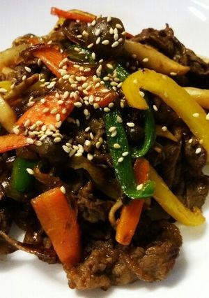 焼肉のタレでチャプチェ-レシピのメイン写真
