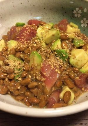 アボカドまぐろ納豆-レシピのメイン写真