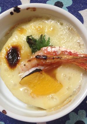 甘エビと柿の醤油焼き-レシピのメイン写真