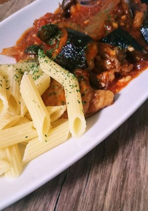 鶏肉のミートソース煮-レシピのメイン写真