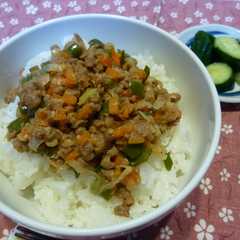 รูปของ 野菜もたっぷり♪大豆のお肉そぼろ