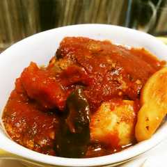รูปของ 彼氏喜ぶご飯24トマト煮込豆腐ハンバーグ