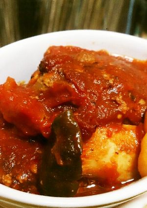 彼氏喜ぶご飯24トマト煮込豆腐ハンバーグ-レシピのメイン写真