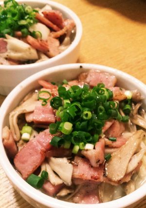 旨味☆ベーコンきのこココットカマン☆-レシピのメイン写真
