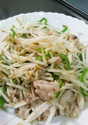 面倒くさがりのもやし炒め-レシピのメイン写真