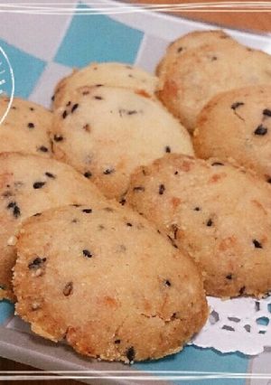 アレルギー対応☆ザクザク黒ゴマクッキー-レシピのメイン写真