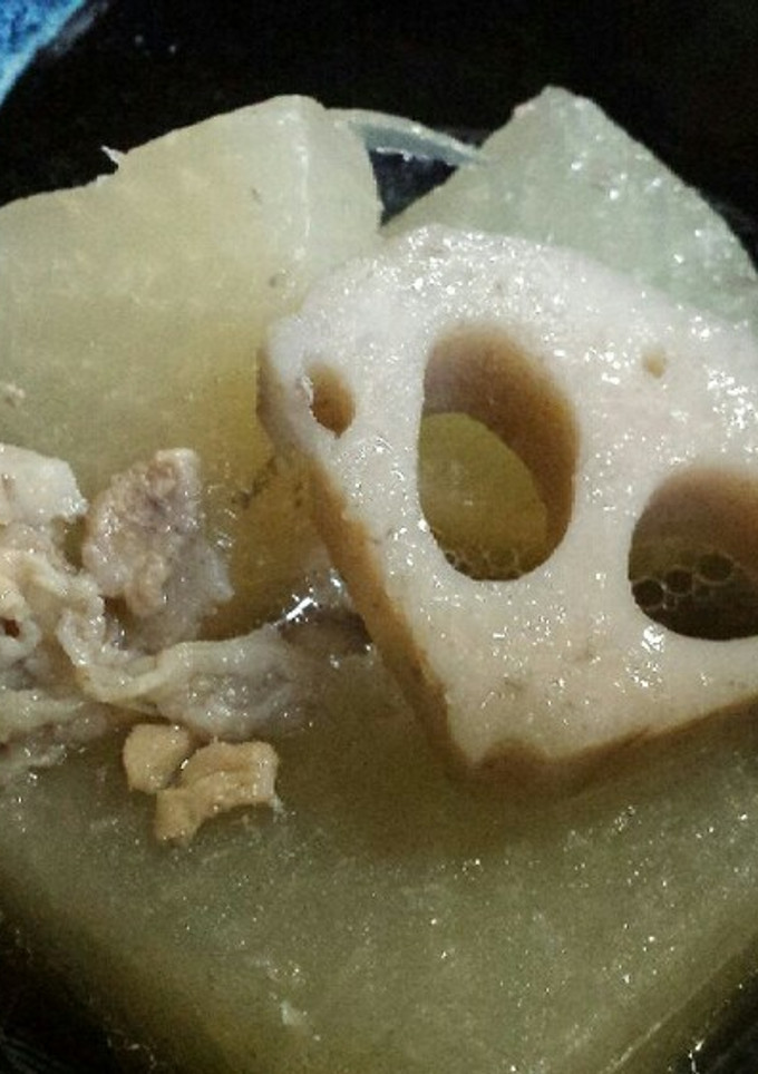 豚こまと大根と蓮根の煮物-レシピのメイン写真