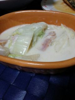 白菜大根のベーコンクリーム煮-レシピのメイン写真
