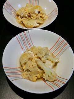 カリフラワーの卵とじ-レシピのメイン写真