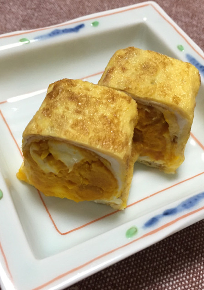 かぼちゃとチーズの卵焼き☆お弁当に！-レシピのメイン写真