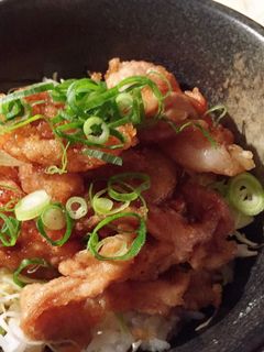 豚こま切れで*竜田揚げ丼-レシピのメイン写真
