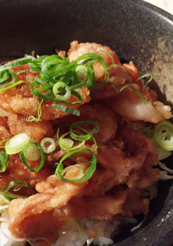 豚こま切れで＊竜田揚げ丼-レシピのメイン写真