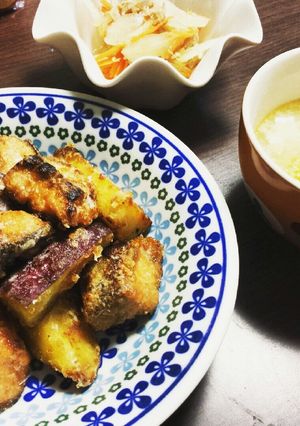 鮭と薩摩芋の竜田あげ-レシピのメイン写真