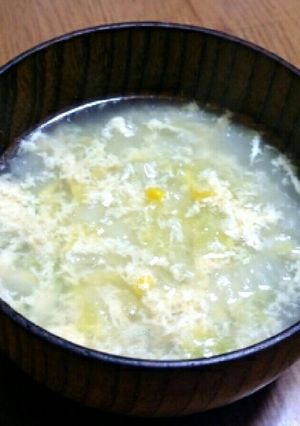 お手軽白菜たっぷり中華スープ-レシピのメイン写真