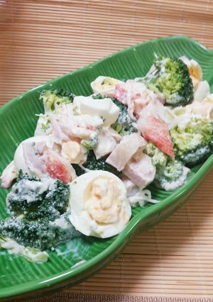 鶏ハムとたまごとブロッコリーのマヨサラダ-レシピのメイン写真