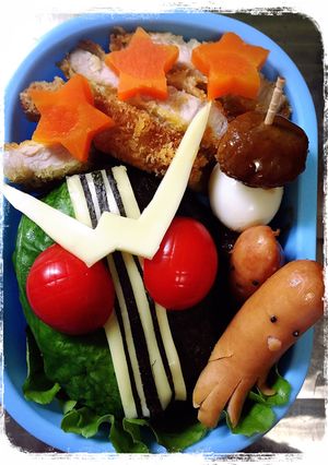 仮面ライダーダブル キャラ弁☆-レシピのメイン写真