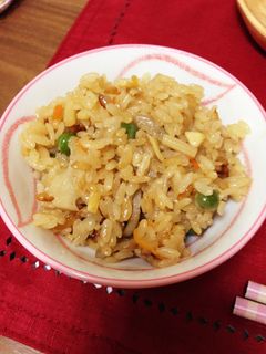 めんつゆで味付け!つやつや炊き込みご飯-レシピのメイン写真