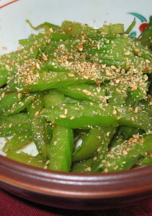 セロリのキンピラ、ちょっと韓国風-レシピのメイン写真