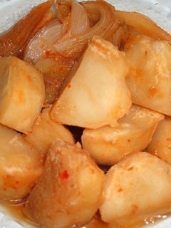 焼肉のタレでジャガイモの簡単煮もの-レシピのメイン写真