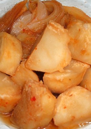 焼肉のタレでジャガイモの簡単煮もの-レシピのメイン写真