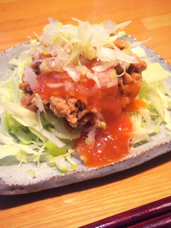 夜食に!納豆キャベツのタイスキソース和え-レシピのメイン写真