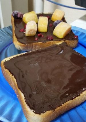 まさに!完全ノンオイルチョコトースト!-レシピのメイン写真