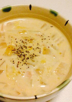 豆乳と味噌のスープ-レシピのメイン写真