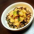 大根のひじきそぼろあん