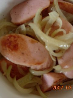 ギョッ!魚肉ソーセージ炒め-レシピのメイン写真