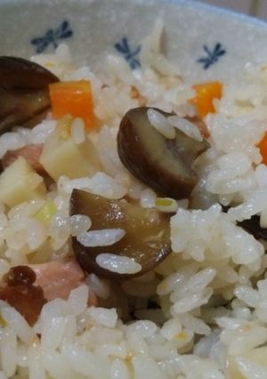 シャンタン DE 天津甘栗ご飯-レシピのメイン写真