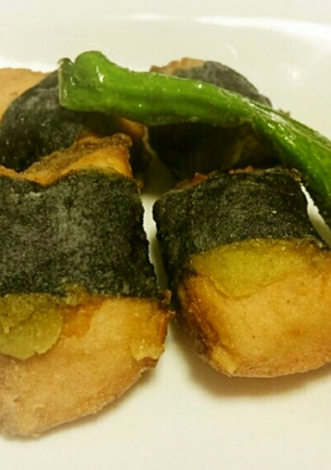 鮭の海苔わさび揚げ-レシピのメイン写真
