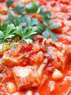 シーチキンときのこの食べるトマトスープ-レシピのメイン写真