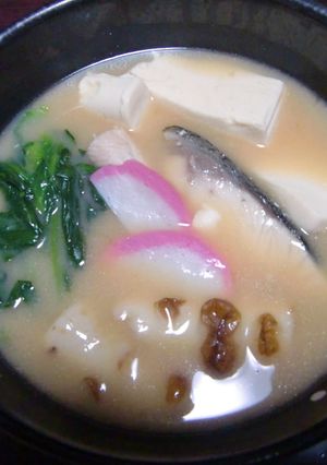 味噌仕立てのブリ雑煮☺-レシピのメイン写真