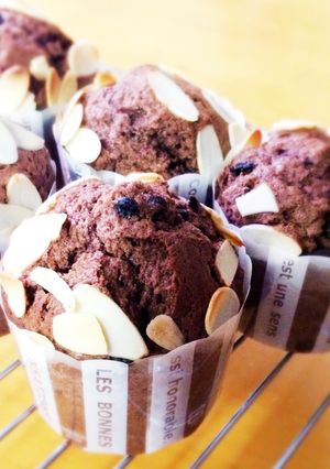 簡単♪ふわふわ濃厚☆チョコマフィン-レシピのメイン写真