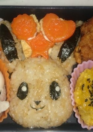 ポケモン☆イーブイ☆キャラ弁-レシピのメイン写真