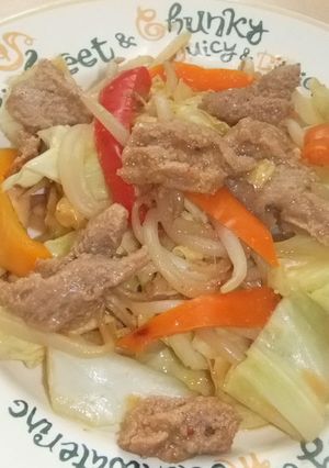 大豆のお肉でちゃんちゃん焼き風プルコギ-レシピのメイン写真