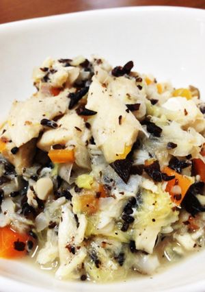 鯛のひじき煮 離乳食中期〜後期-レシピのメイン写真