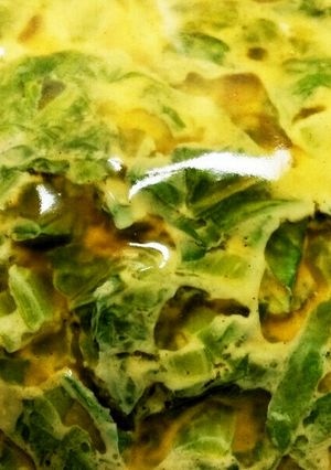 小松菜のスペイン風オムレツ丼-レシピのメイン写真