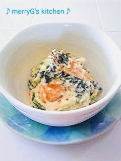 ♡柿とホウレン草♡の豆腐和え♪-レシピのメイン写真