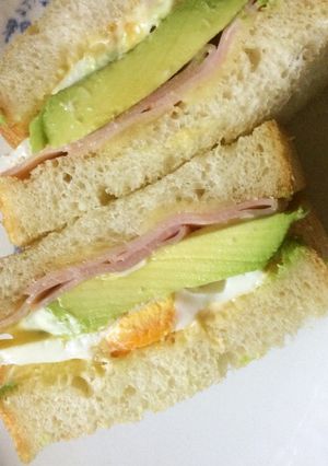 ハムチーアボカドのホットサンド-レシピのメイン写真