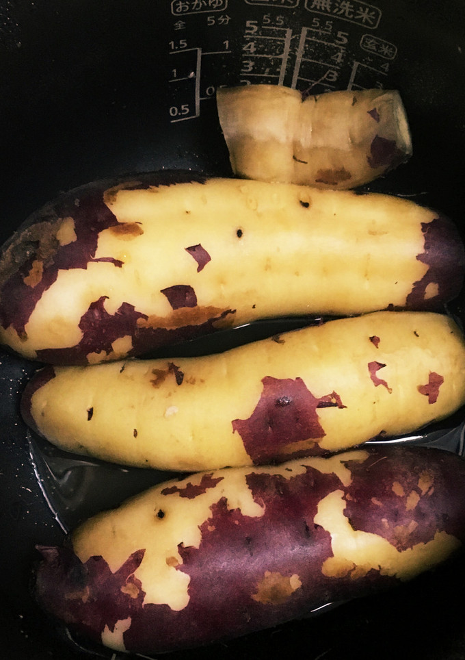 炊飯器で簡単さつまいも加熱ふかし芋覚書-レシピのメイン写真