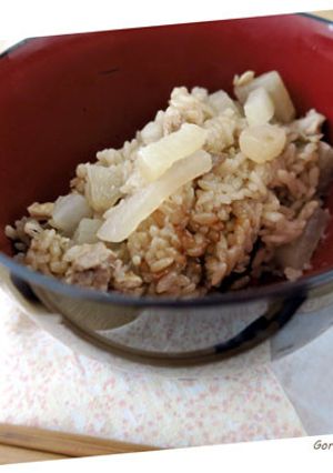 お大根と豚肉の炊き込みご飯-レシピのメイン写真