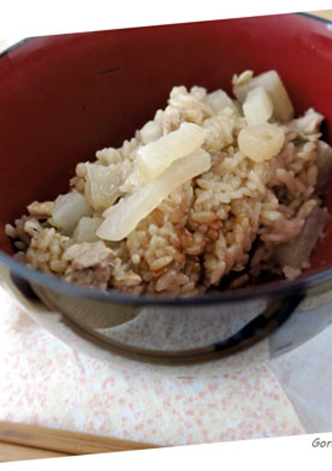 お大根と豚肉の炊き込みご飯-レシピのメイン写真