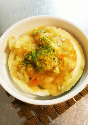 もんじゃでココットカマン-レシピのメイン写真
