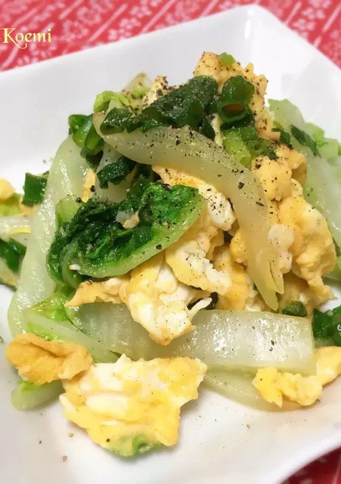 白菜のうま味卵とじ-レシピのメイン写真