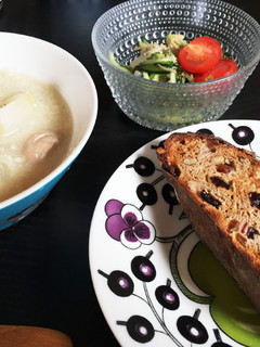 かぶと鶏モモ肉の豆乳スープ-レシピのメイン写真